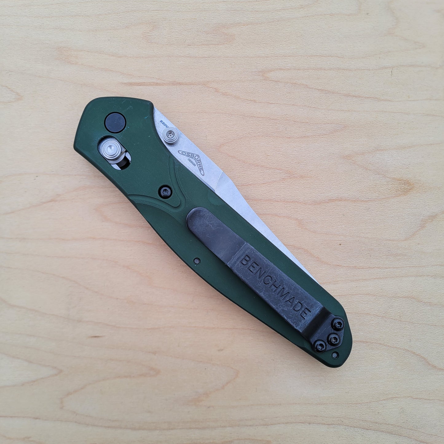 Benchmade 940 Osborne - Green Aluminum
