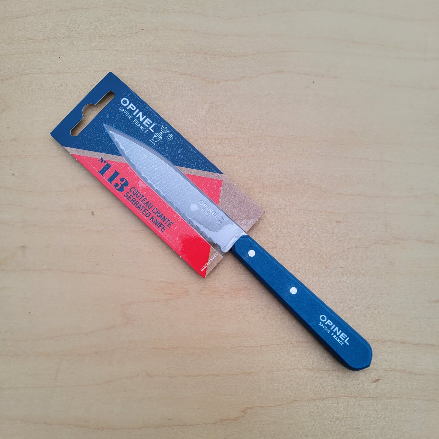 Opinel Serrated Paring Knife N.113