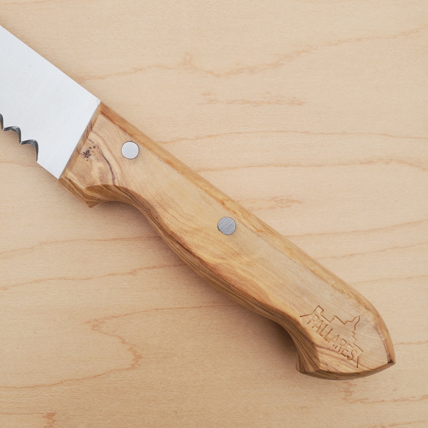 Pallares Bread Knife 10" - Olive