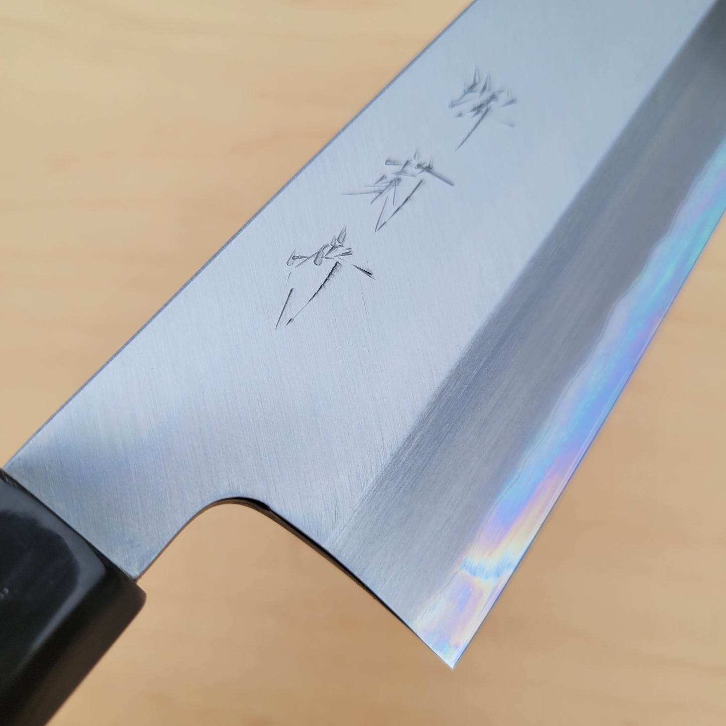Sakai Kikumori x Nakagawa 180mm Nakiri - Stainless Clad Shirogami #1
