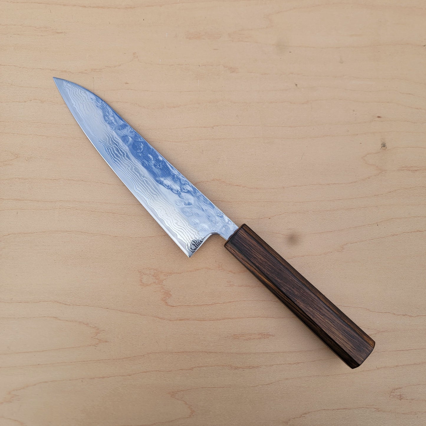 Tsunehisa 440C 180mm Gyuto Polished Damascus