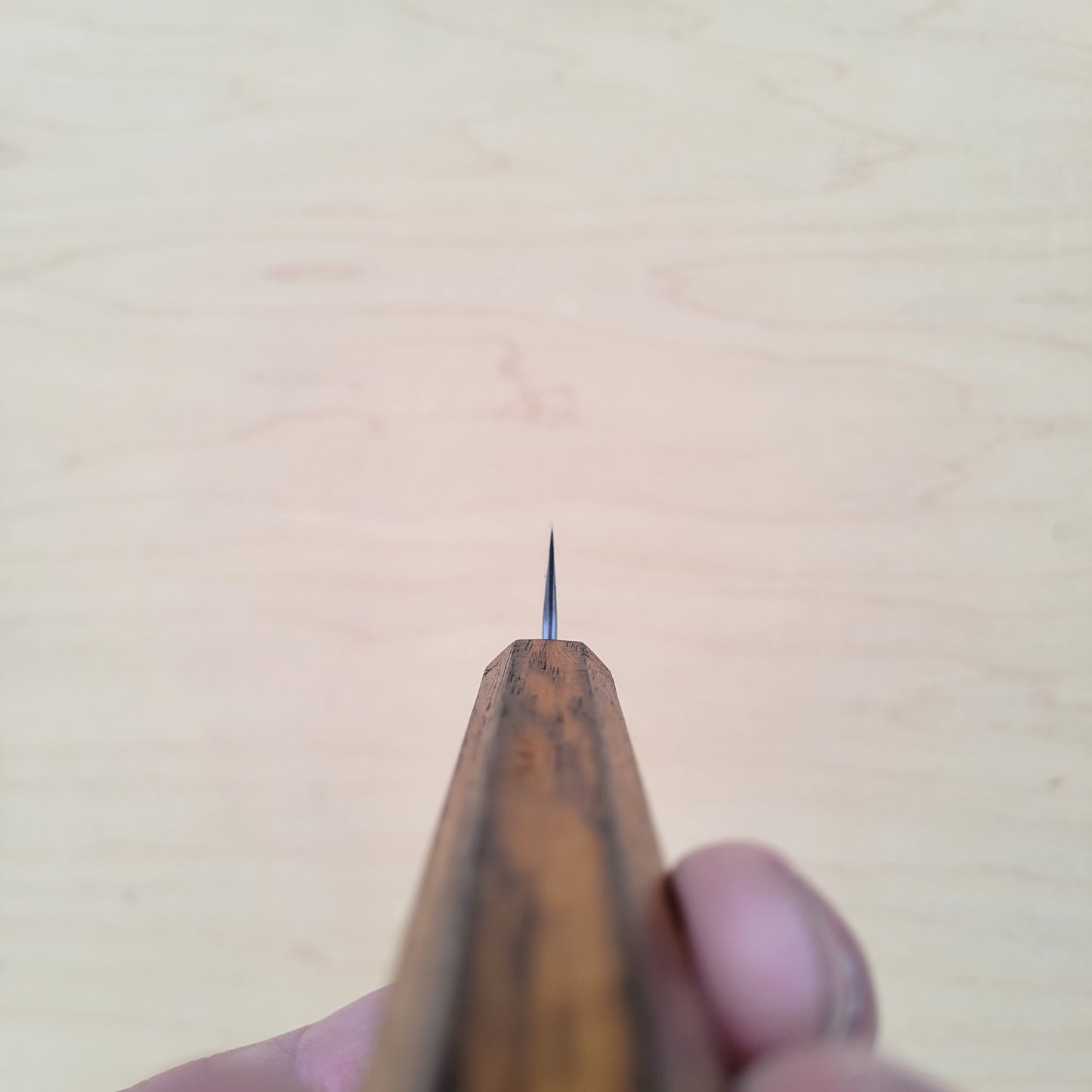 Tsunehisa 440C 135mm Petty Damascus Nashiji