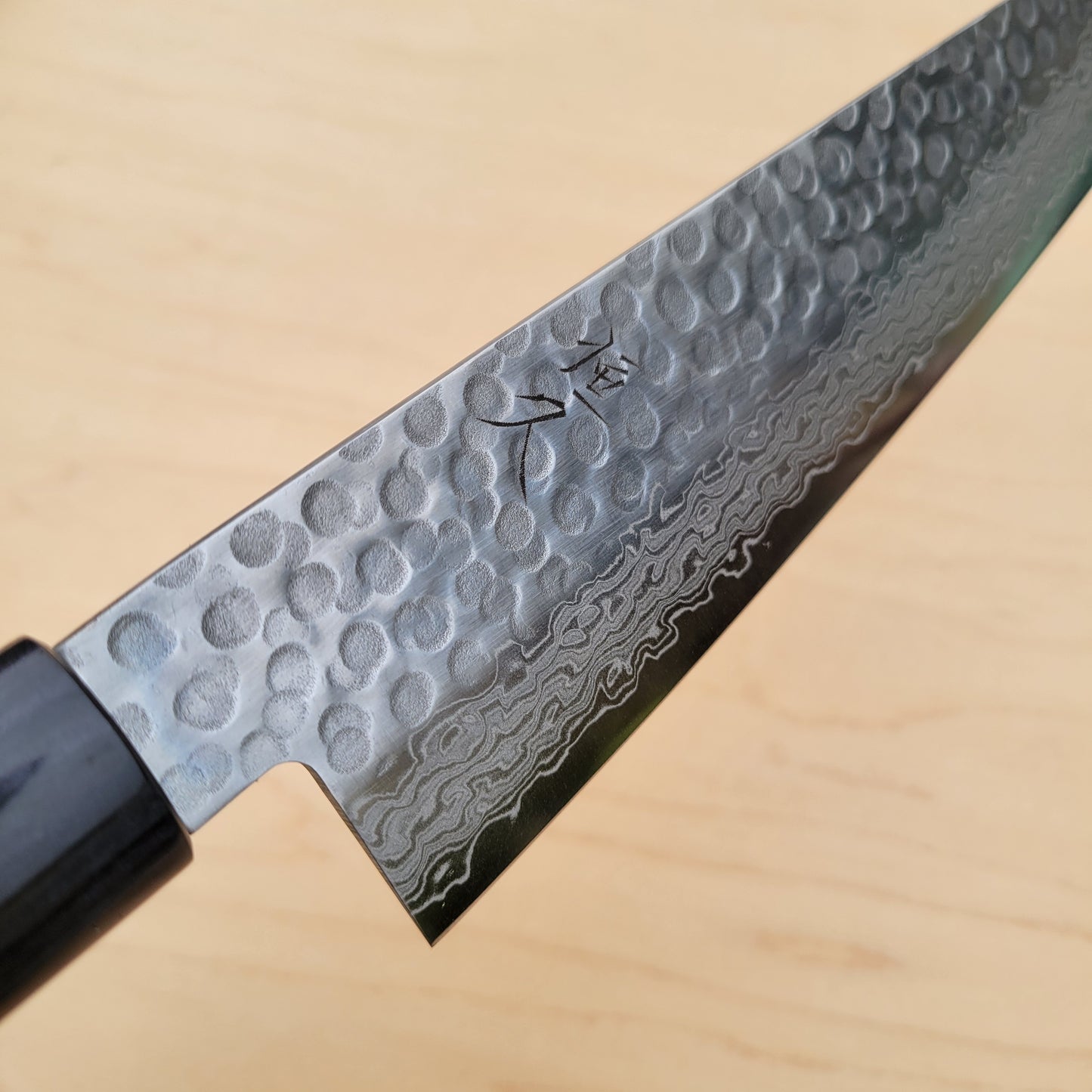 Tsunehisa VG10 240mm Gyuto Tsuchime Damascus Rosewood