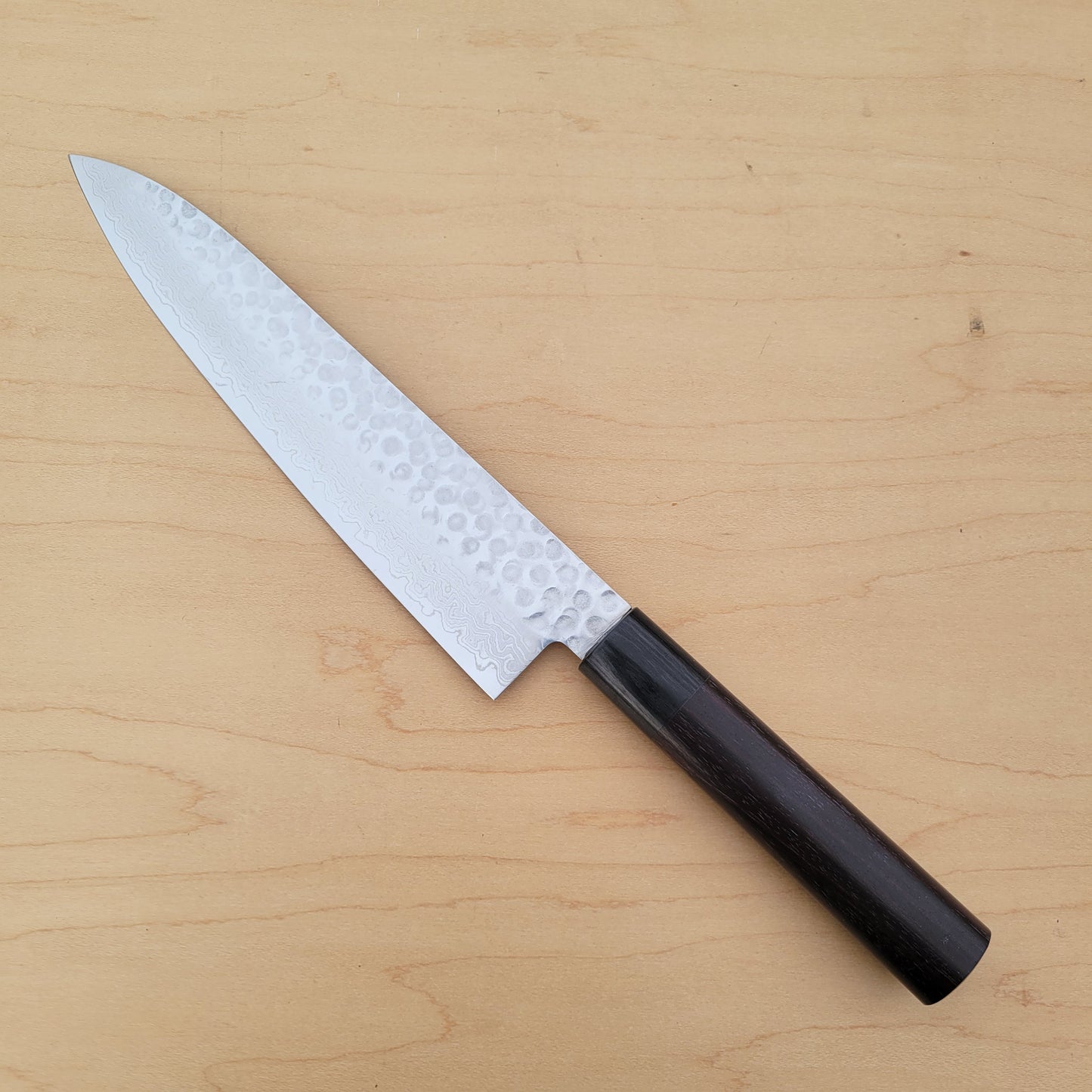 Tsunehisa VG10 210mm Gyuto Tsuchime Damascus Rosewood
