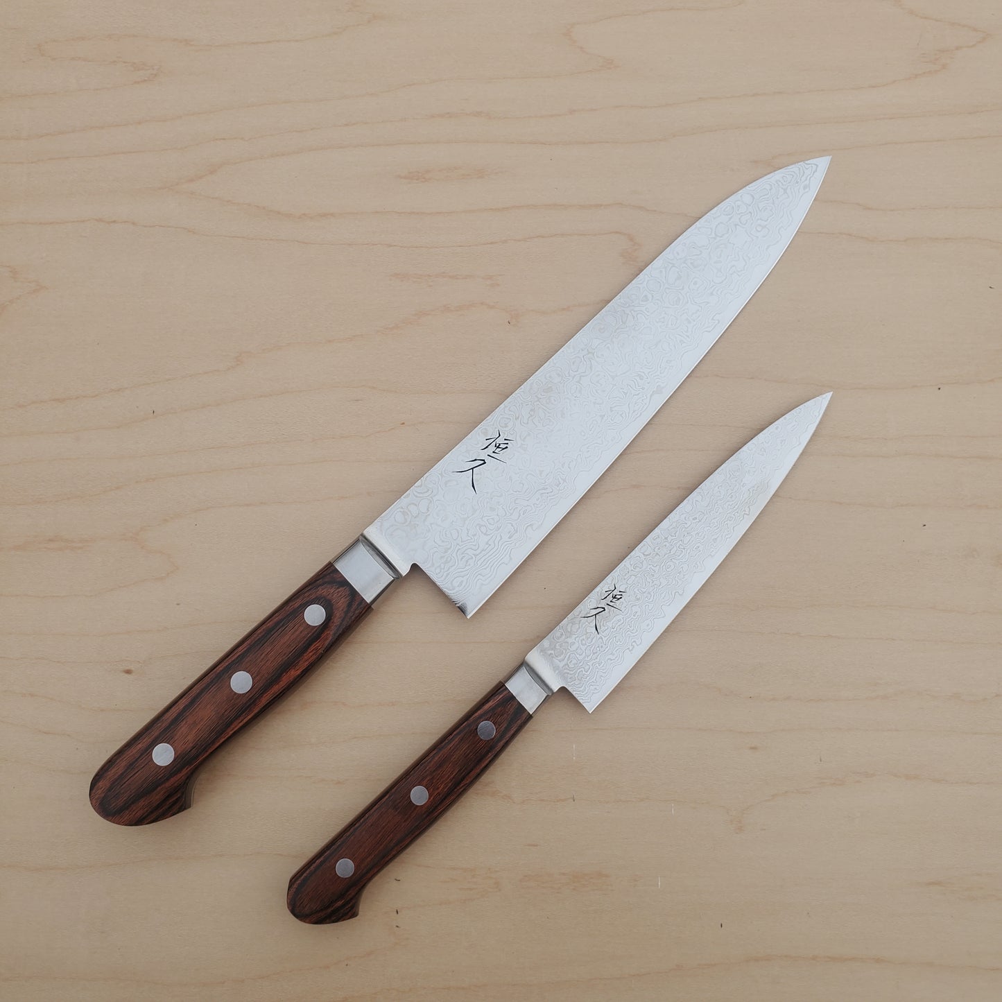 Tsunehisa ZA18 Damascus Set of 2