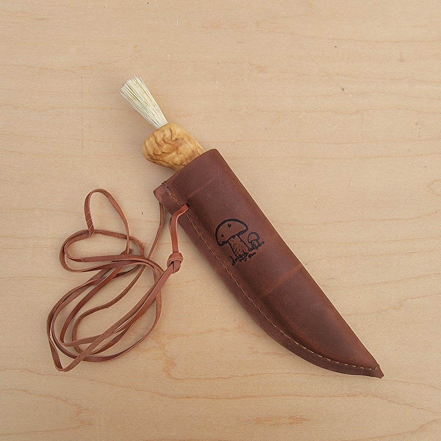 Wood Jewel Mushroom Knife 92S