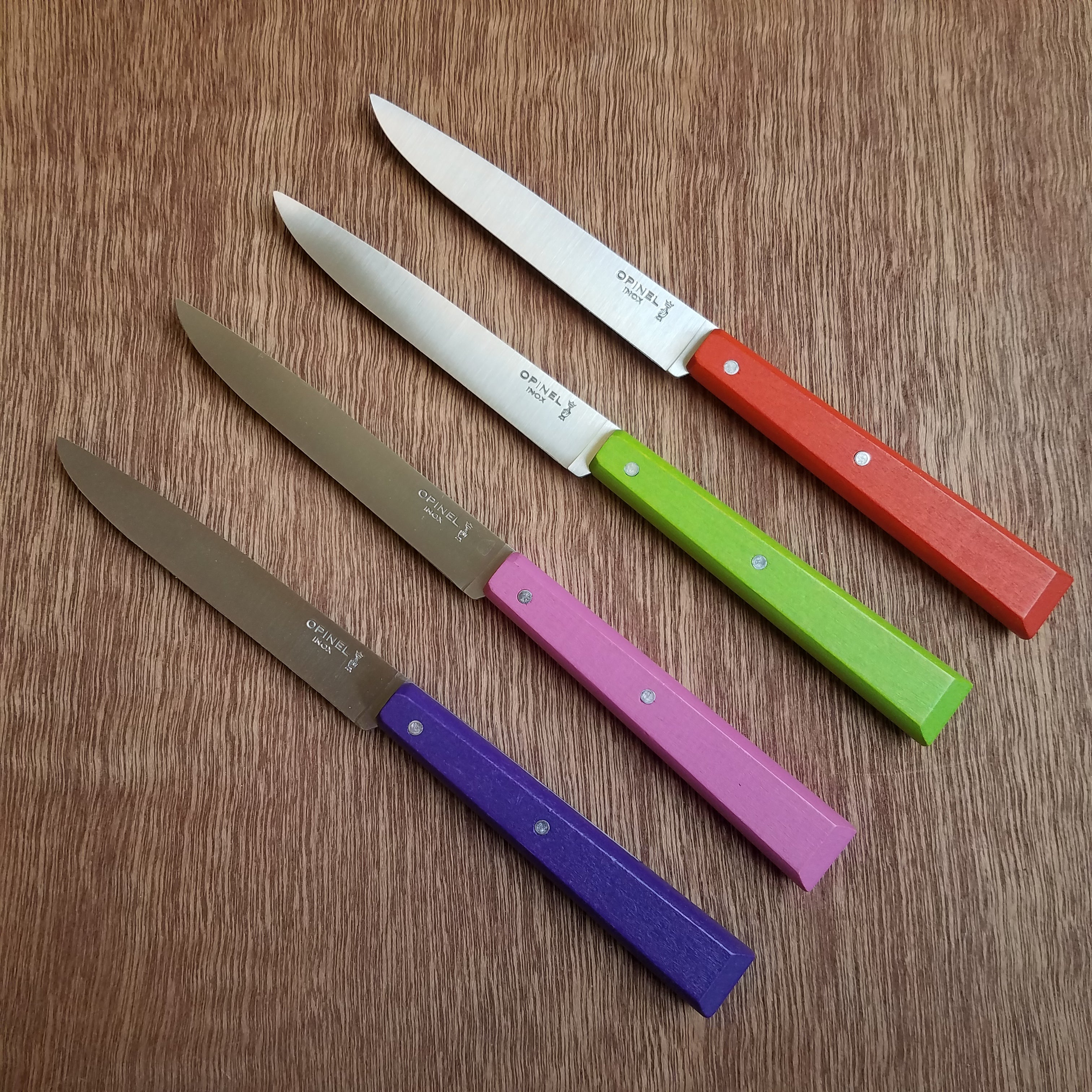 Opinel - Set of 4 Bon Appétit Steak Knives Pop
