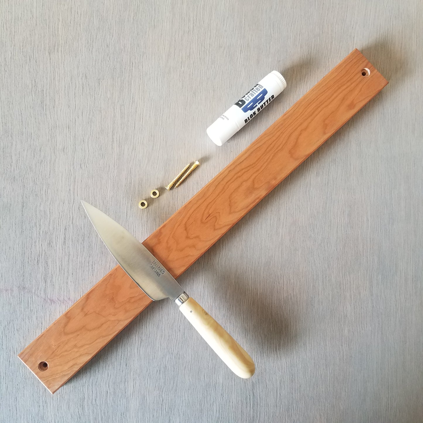 Mag-Blok 18" Magnetic Knife Strip - Cherry