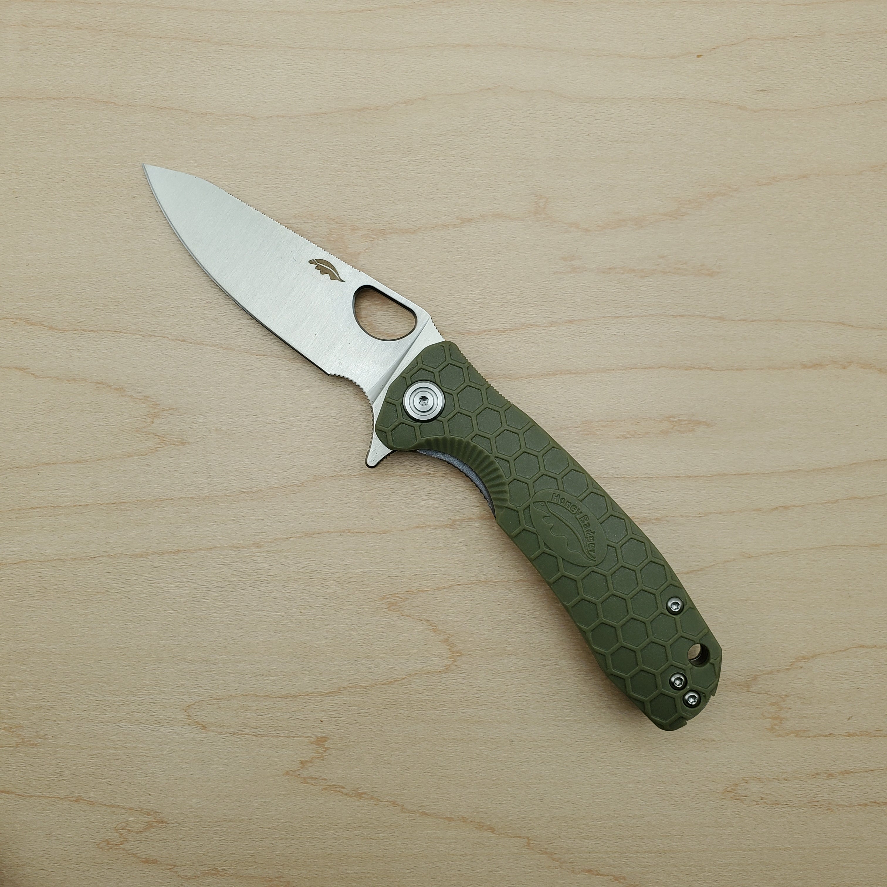 Honey Badger Medium Handle Set Foliage Green G-10 - Blade HQ