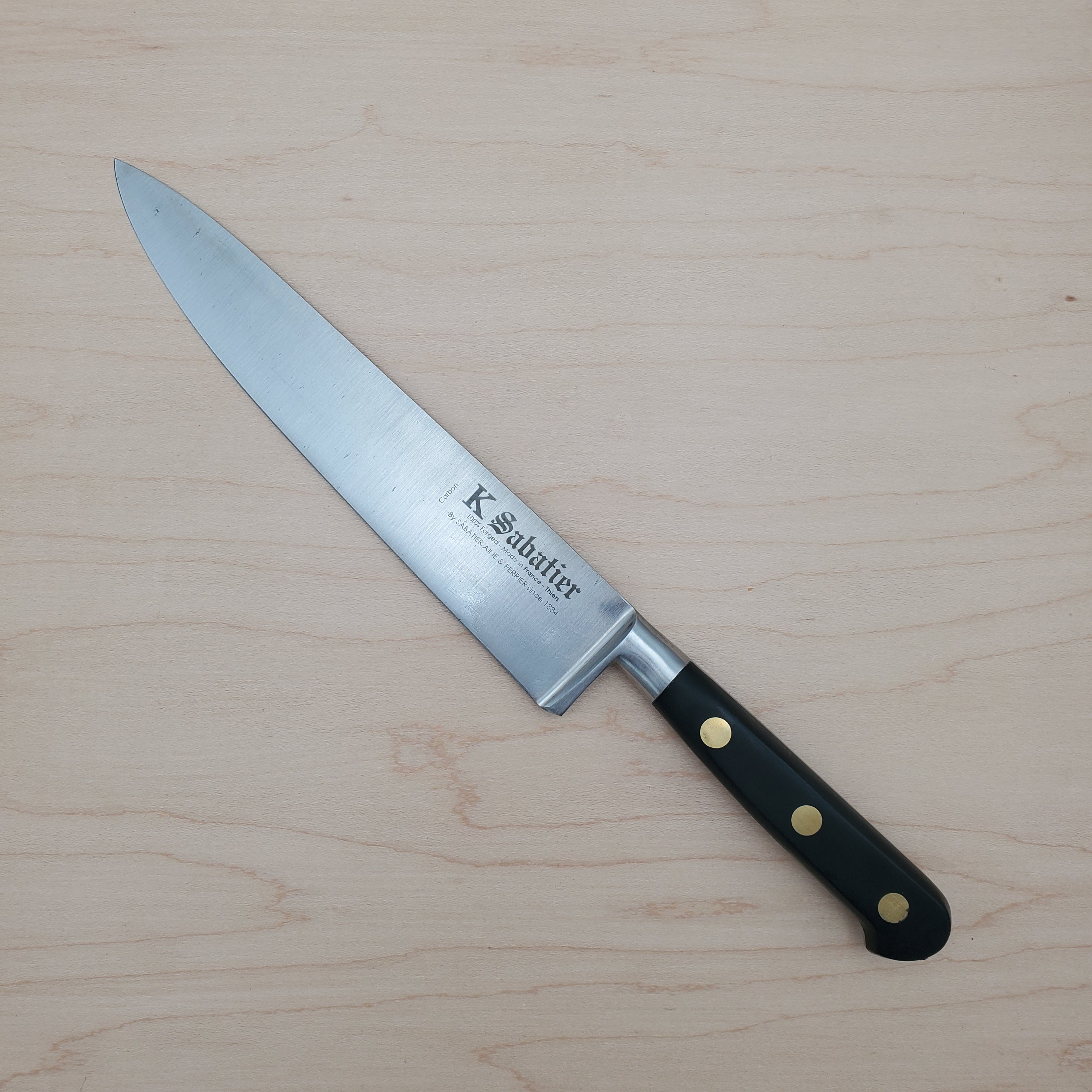 Cooking Knife 8 in - Carbon Steel Vintage Carbone - Sabatier K