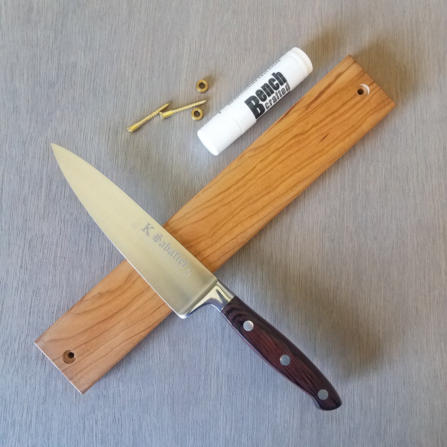 Mag-Blok 12" Magnetic Knife Strip - Cherry