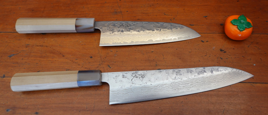 What's the difference between a gyuto and a santoku?