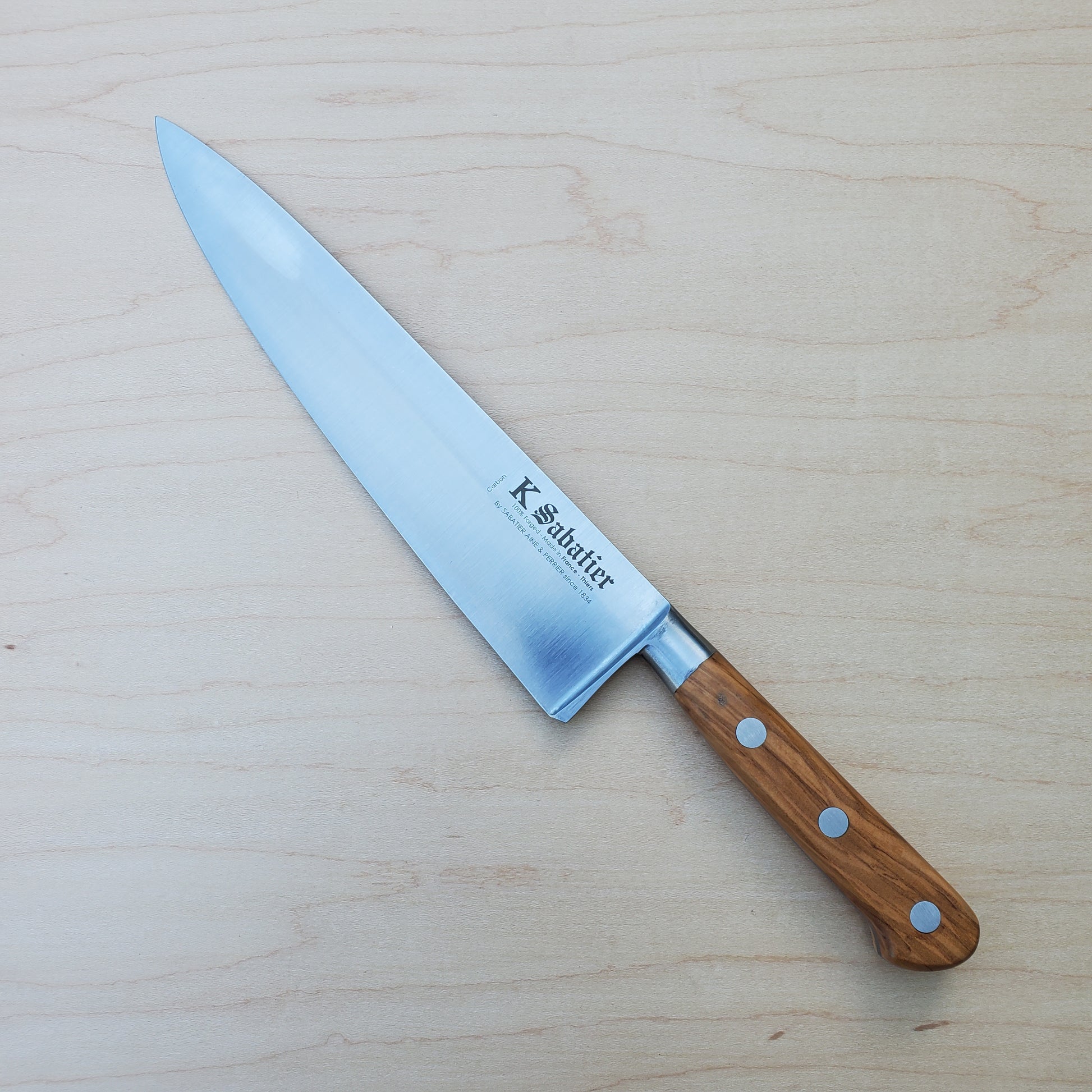 Sabatier 8 Chef's Knife Stainless Steel with Olivewood Handle