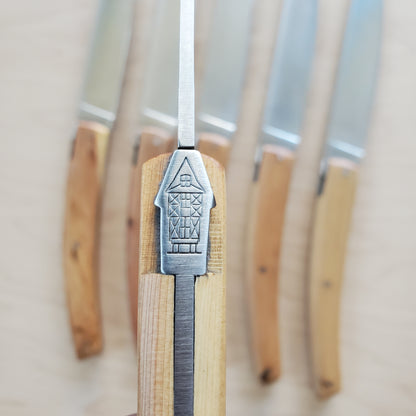 Goyon Chazeau 'Pirou' Steak Knife Set of 6 - Juniper