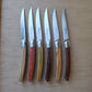 Le Thiers R. Chazeau Steak Knife Set of 6 - Mixed Woods