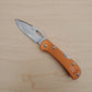 Buck 726 Mini Spitfire Lockback 2.75" Pocket Knife - Orange