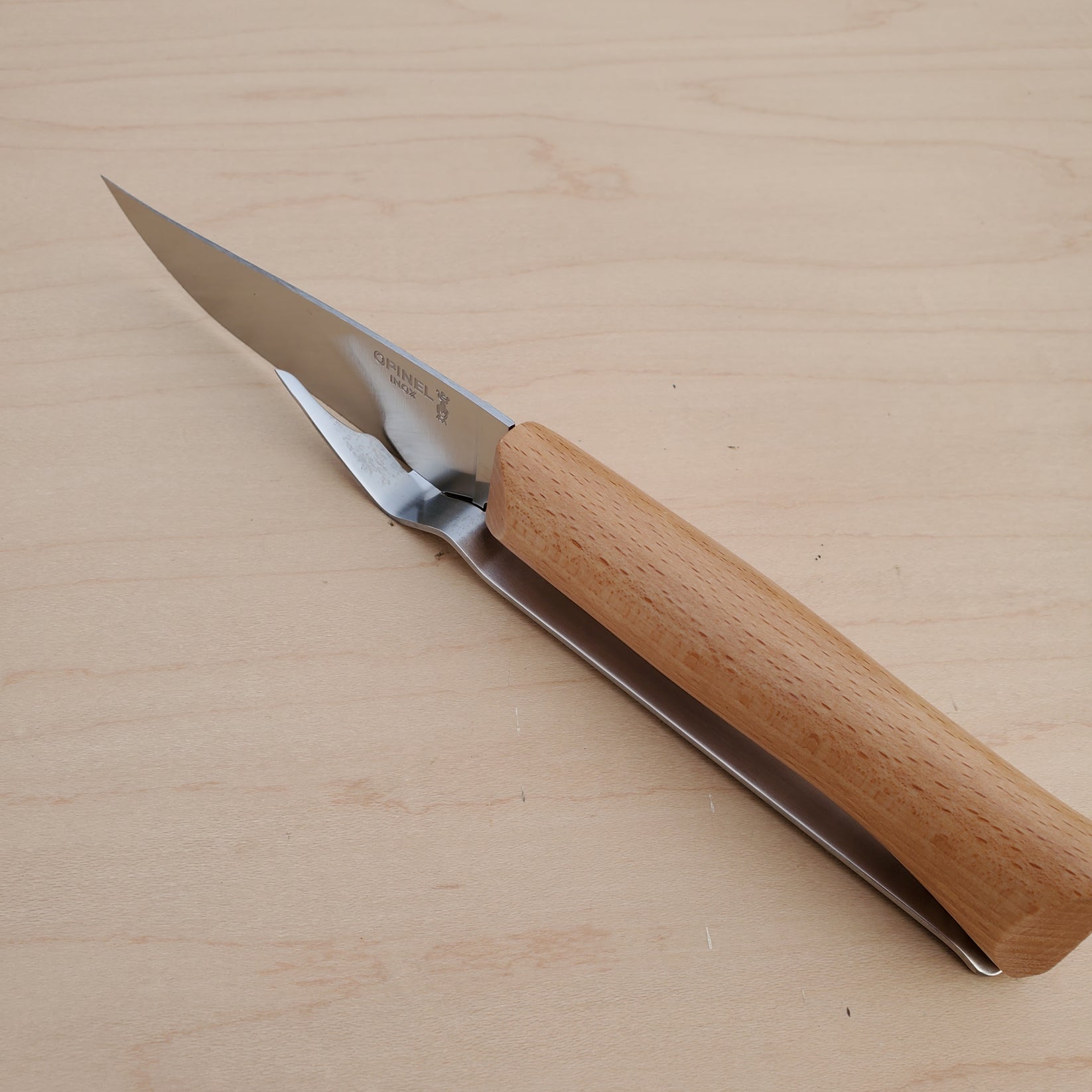 Opinel Cheese Knife & Fork Uptown Cutlery