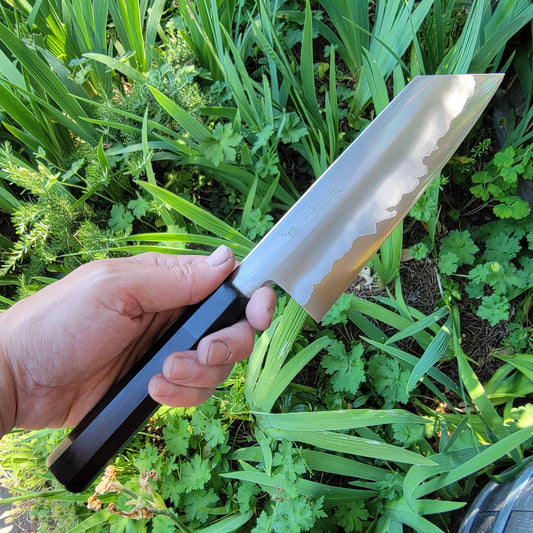 Sakai Kikumori Yugiri 180mm Kiritsuke Santoku