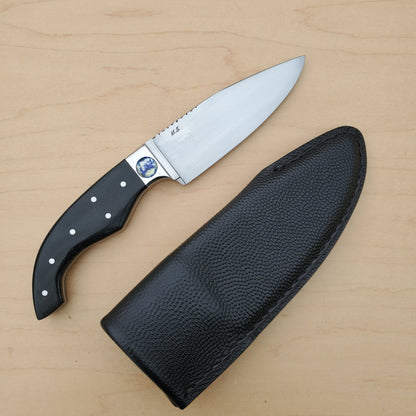 Dan Petersen Hunter 4.75" 52100 - Micarta w/ Flux Inlay