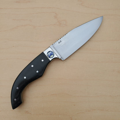 Dan Petersen Hunter 4.75" 52100 - Micarta w/ Flux Inlay