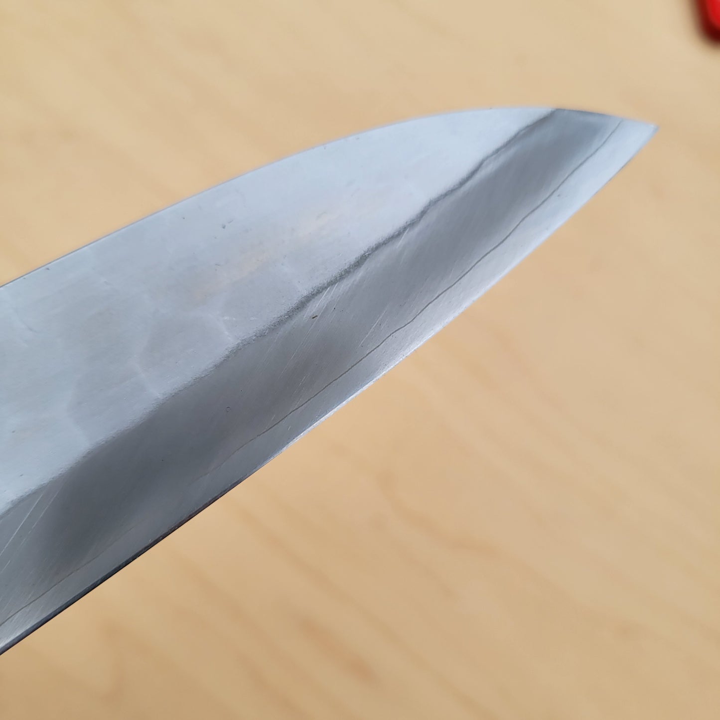 Used Yoshikane SKD 165mm Santoku Tsuchime