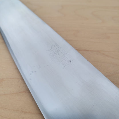 Used Sabatier 10" Chef Stainless - Rehandled Burl/Mahogany