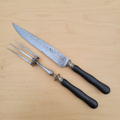 Antique Lamb Carving Set 96 Dubost French