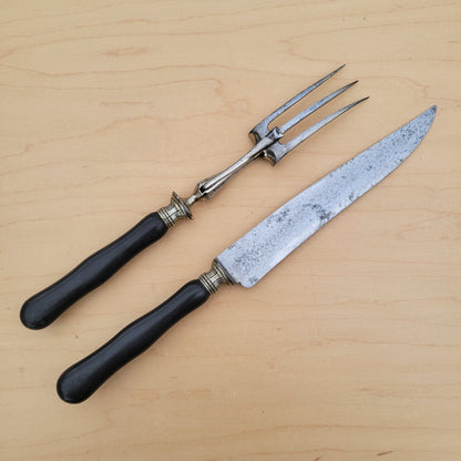 Antique Lamb Carving Set 96 Dubost French