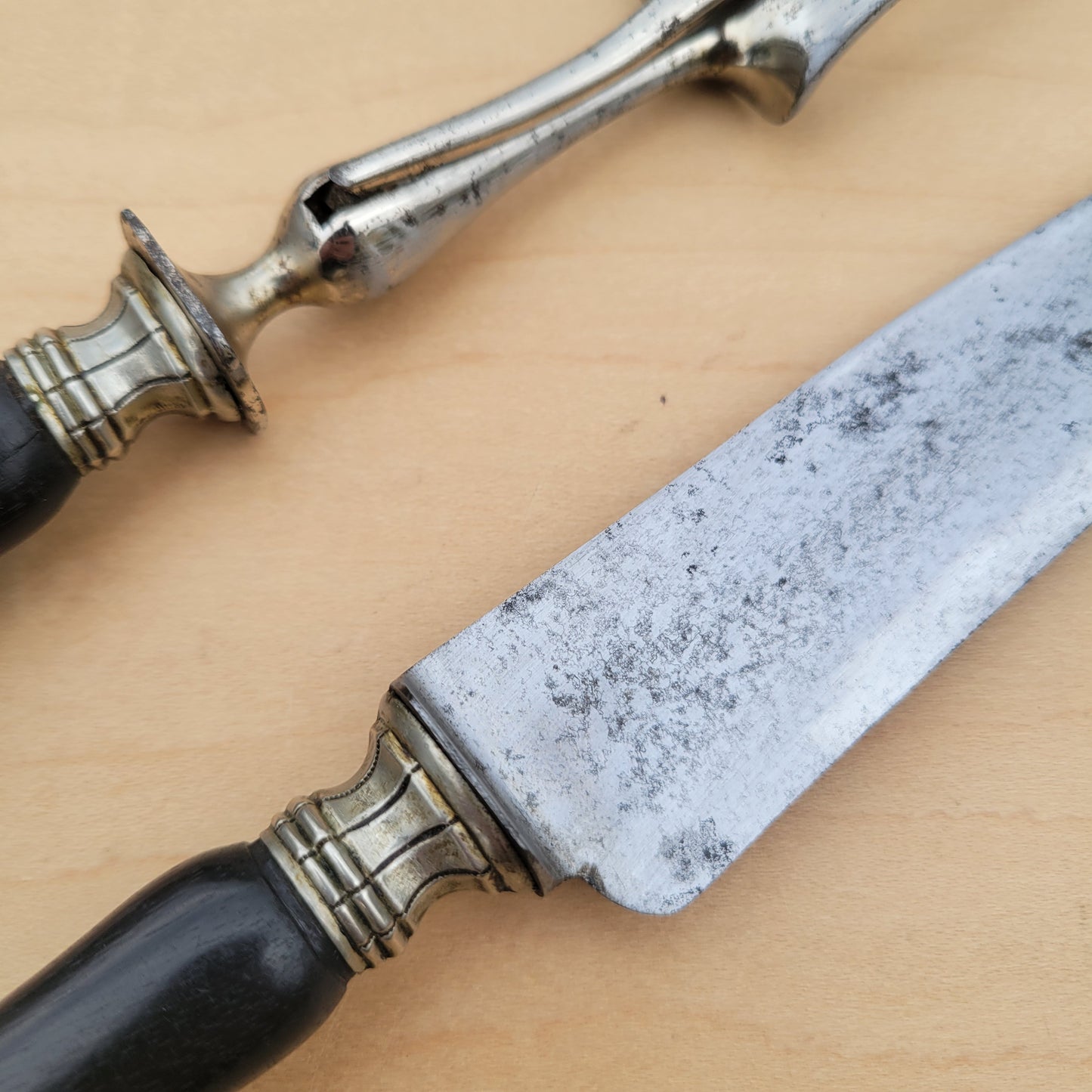 Antique Lamb Carving Set 96 Dubost French