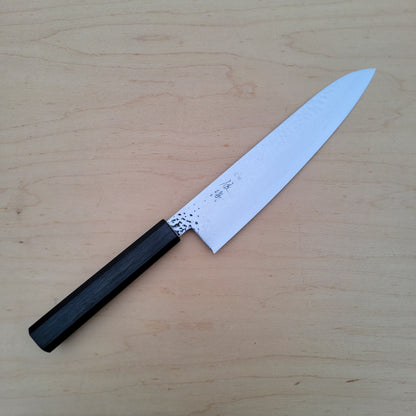 Touroku Sakai Kirameki 210mm Gyuto - 69 Layer Damascus Tsuchime