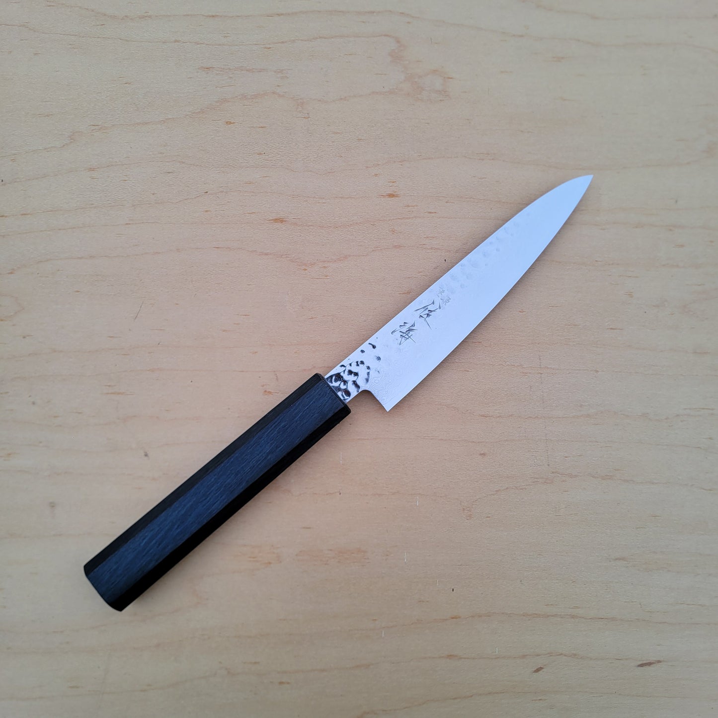 Touroku Sakai Kirameki 130mm Petty - 69 Layer Damascus Tsuchime