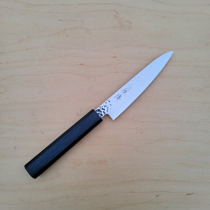 Touroku Sakai Kirameki 130mm Petty - 69 Layer Damascus Tsuchime