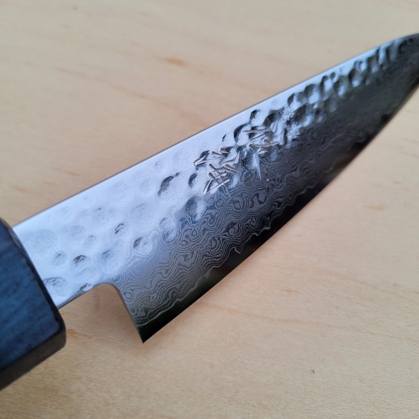 Touroku Sakai Kirameki 130mm Petty - 69 Layer Damascus Tsuchime