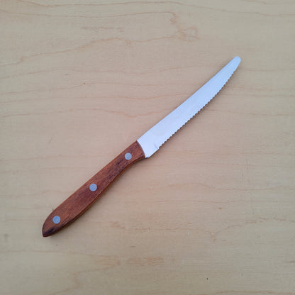 Serrated Steak Knife - Pakka Wood Handle