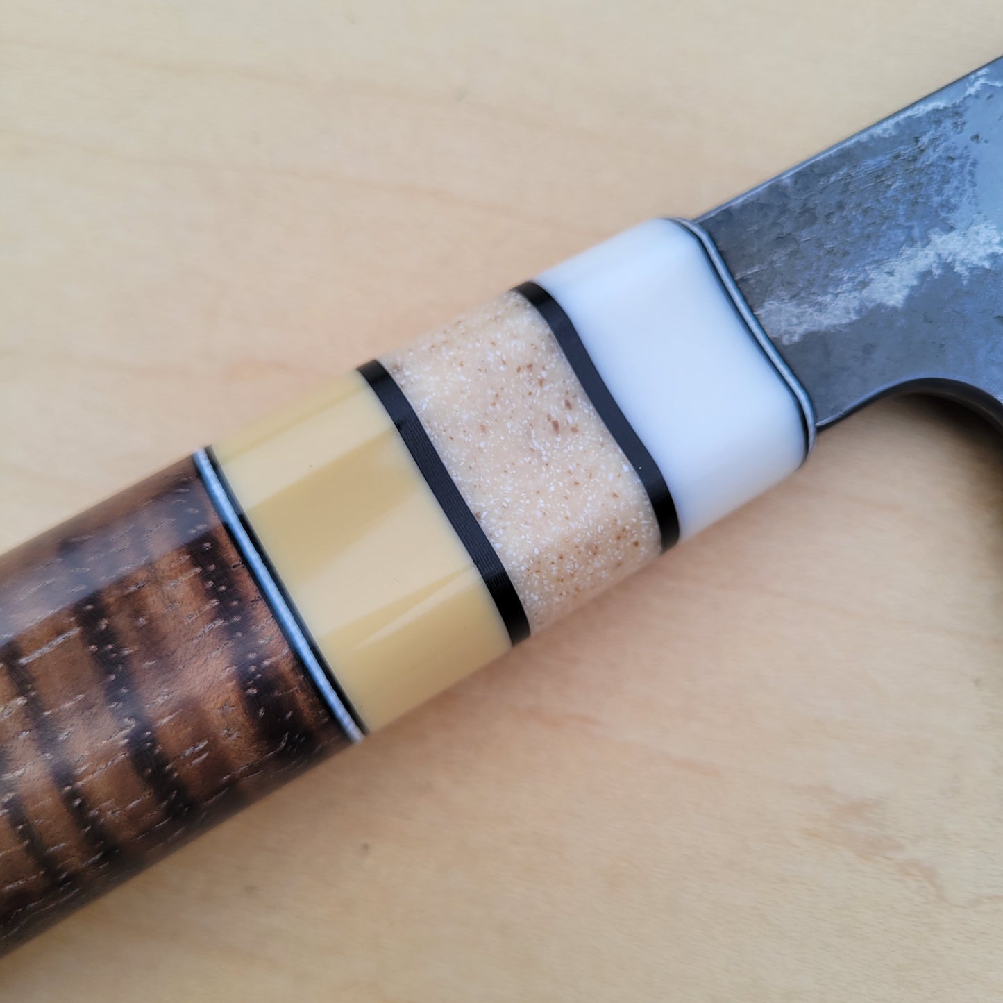 Acre Forge 260mm Gyuto Damascus CruForge-V - Koa By Jamison Chopp