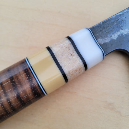 Acre Forge 260mm Gyuto Damascus CruForge-V - Koa By Jamison Chopp