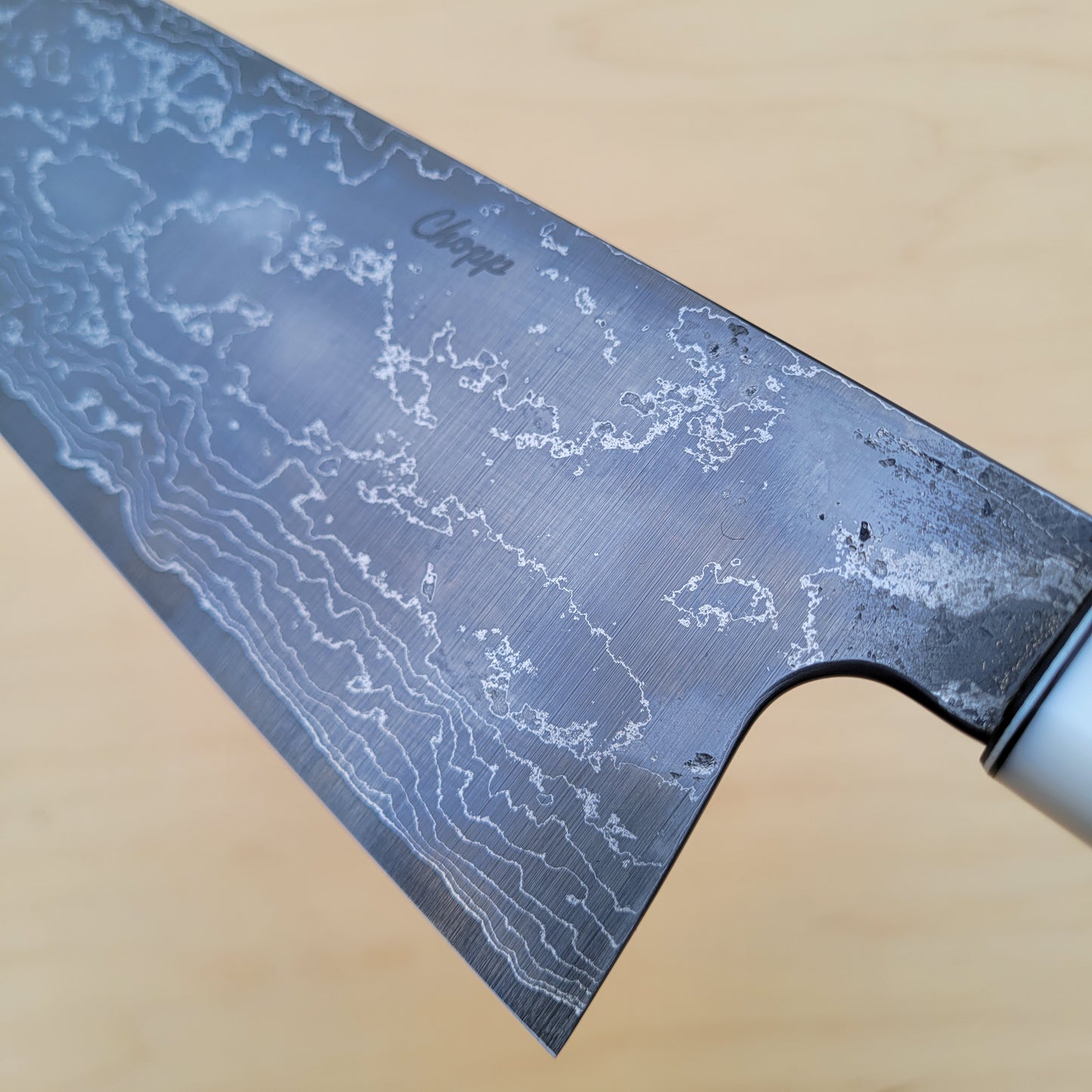 Acre Forge 260mm Gyuto Damascus CruForge-V - Koa By Jamison Chopp