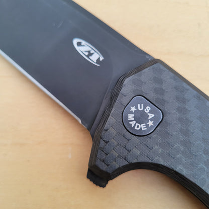 Zero Tolerance 0804CF Rexford Framelock Flipper - USED
