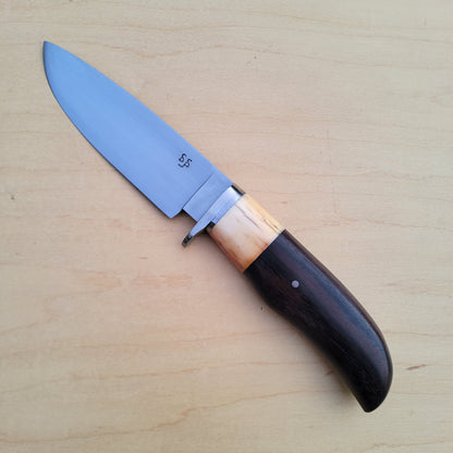 Dan Petersen Hunter 5"- 52100 - African Blackwood - Mammoth Ivory