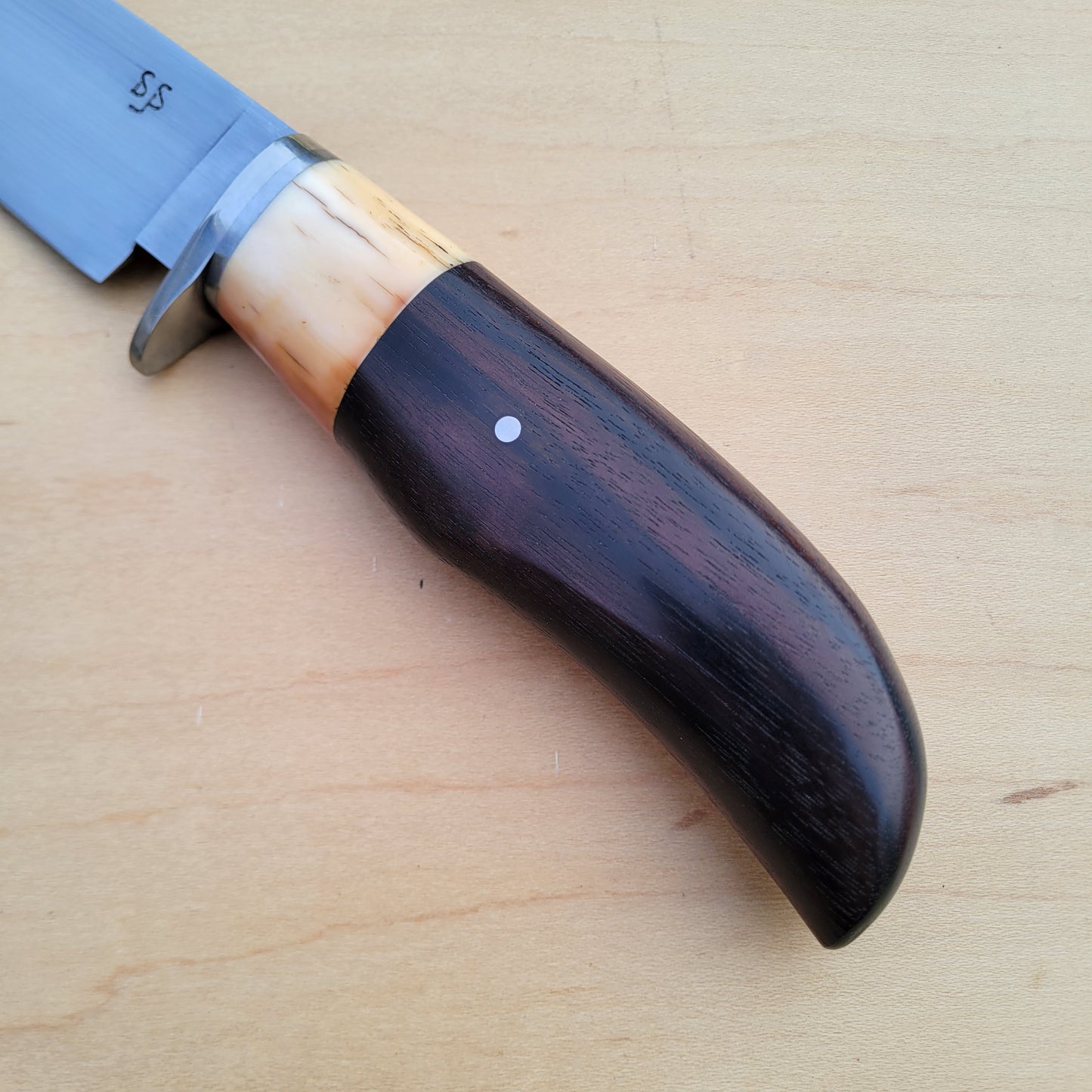 Dan Petersen Hunter 5"- 52100 - African Blackwood - Mammoth Ivory