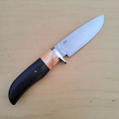 Dan Petersen Hunter 5"- 52100 - African Blackwood - Mammoth Ivory