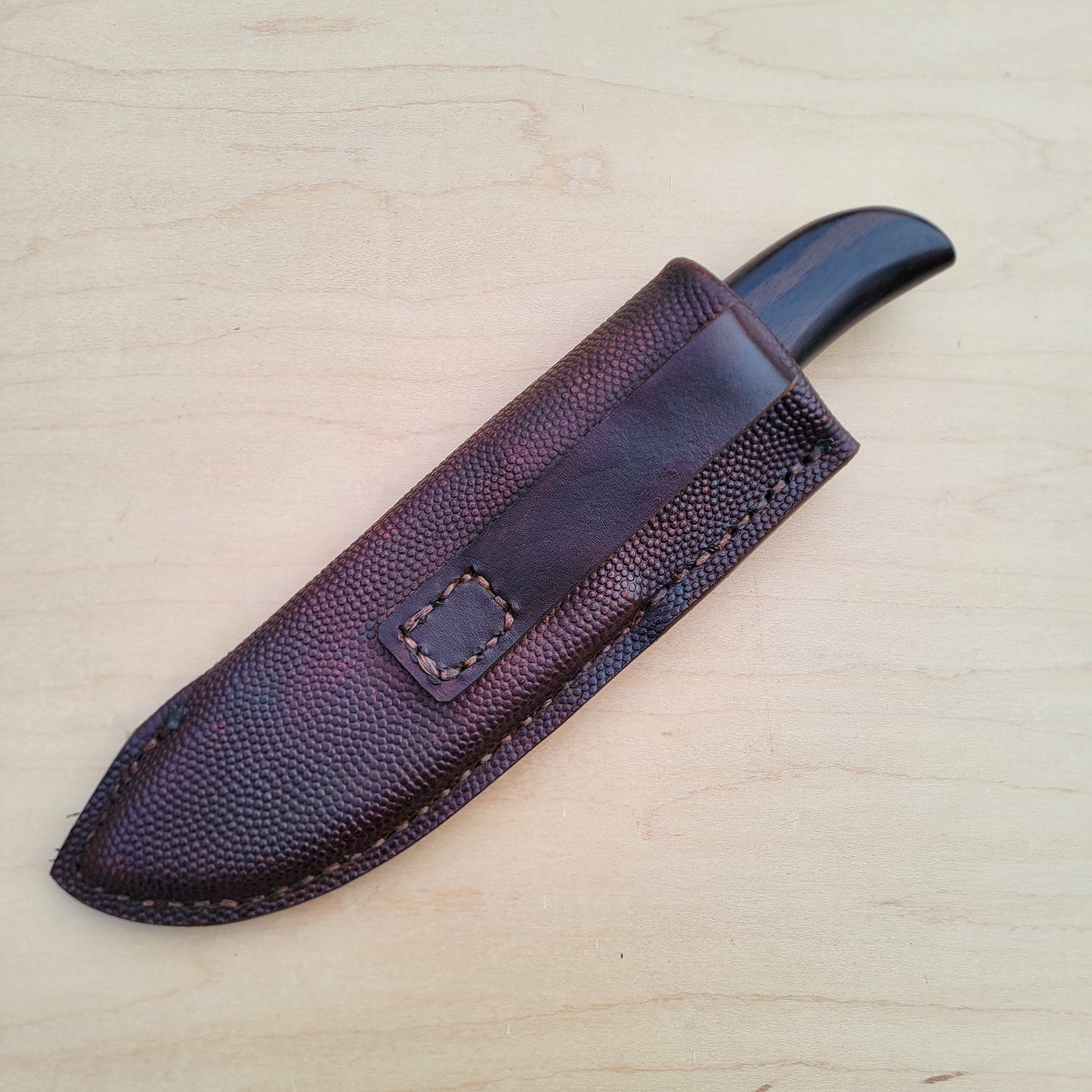 Dan Petersen Hunter 5"- 52100 - African Blackwood - Mammoth Ivory