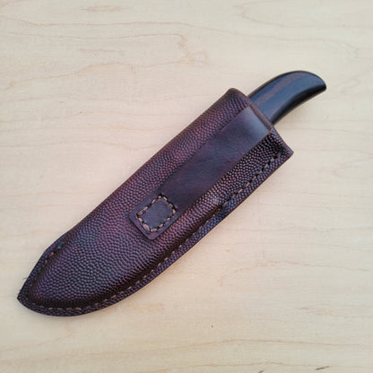 Dan Petersen Hunter 5"- 52100 - African Blackwood - Mammoth Ivory