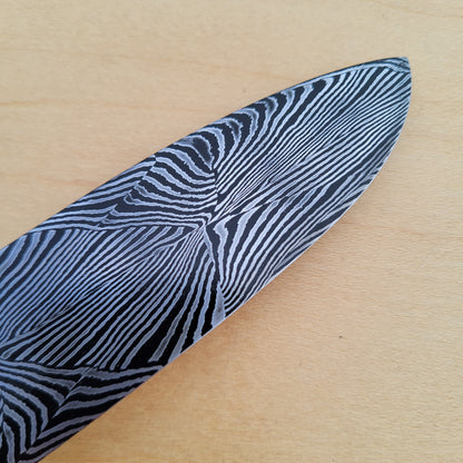 Dan Petersen Damascus Hunter 4.5"- Stag