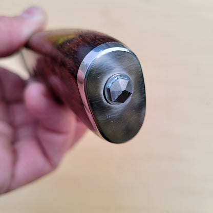 Dan Petersen Clip Point 5"- 52100 - Double Flux Spacers