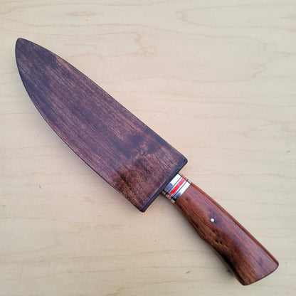 Dan Petersen Camp Chef Knife 8" W2 w/ Hamon