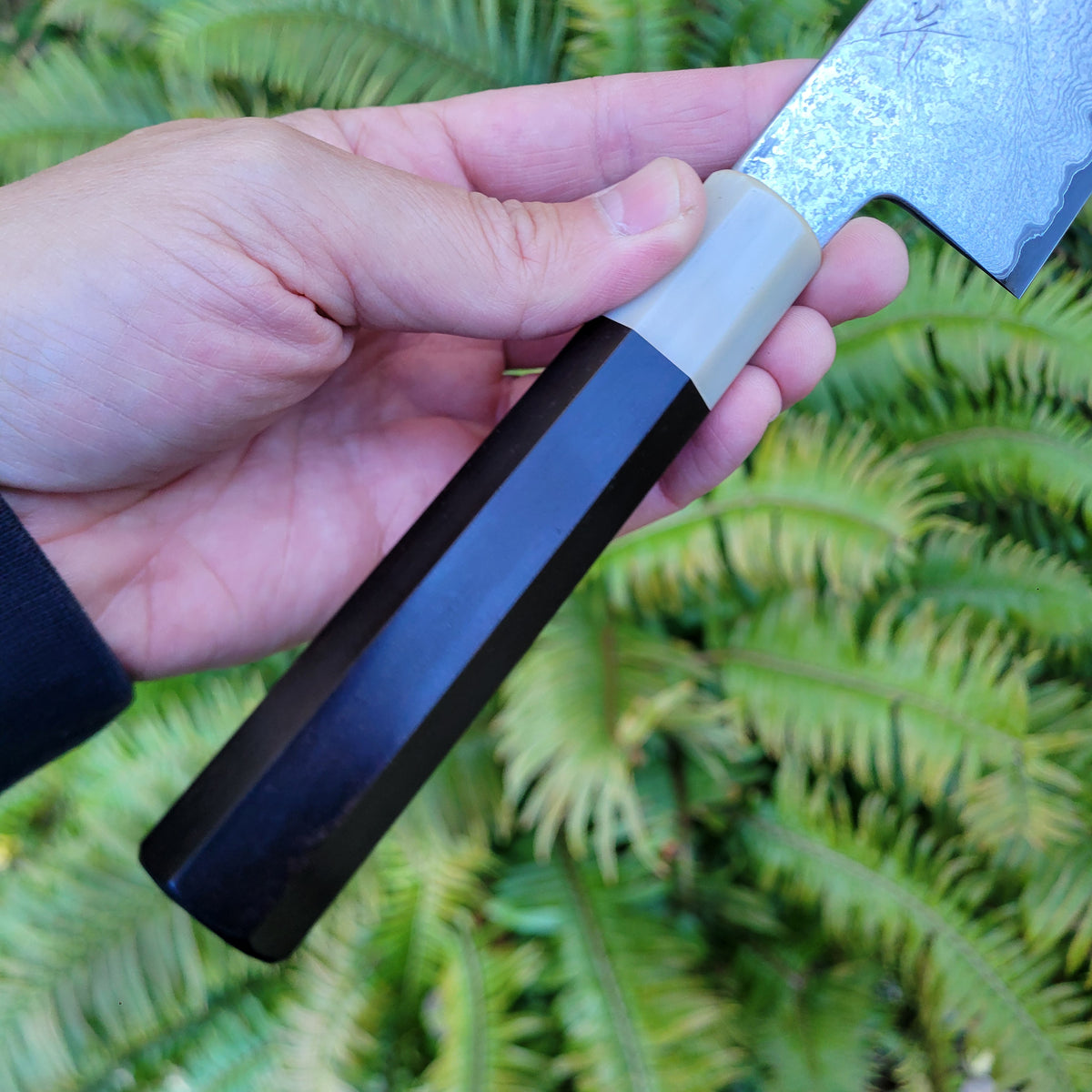 Sakai Kikumori Yogiri (SECOND) 225mm Kiritsuke Gyuto - Aogami Super Damascus