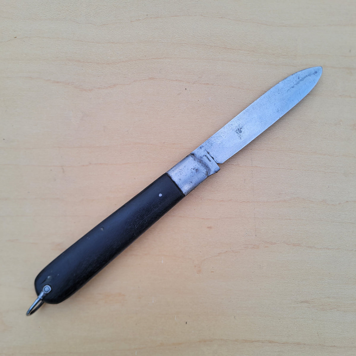 Marked 'Germany' Folding Knife Carbon Steel - Vintage