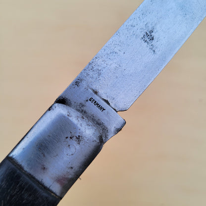 Marked 'Germany' Folding Knife Carbon Steel - Vintage