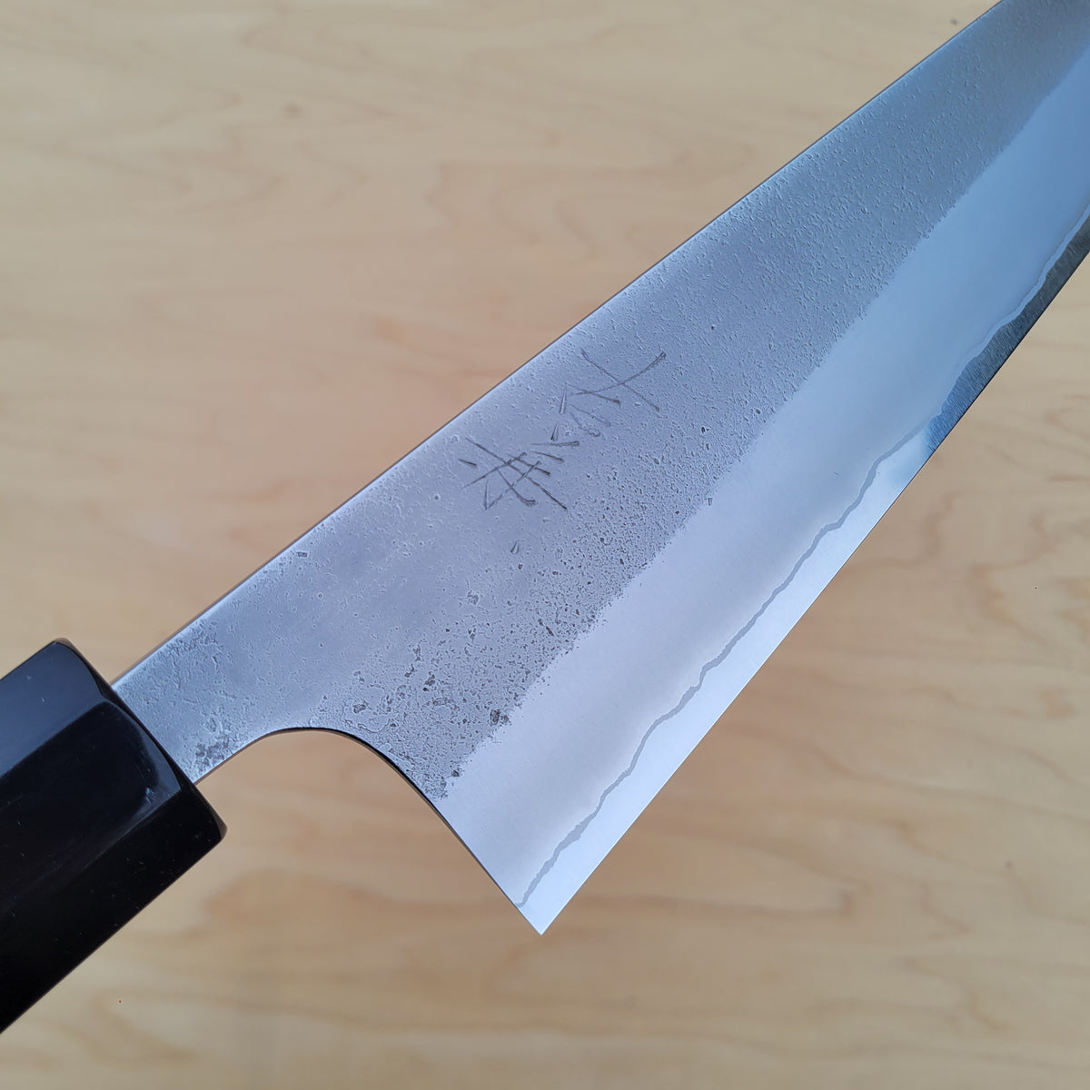 Yoshikane Shirogami Nashiji 210mm Kiritsuke Gyuto